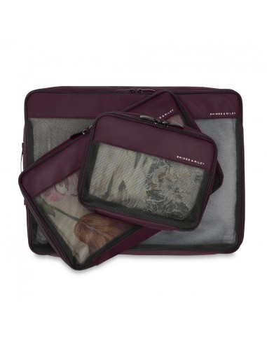 Check-In Compression Packing Cube Set - Plum de technologie