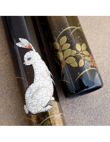 Namiki Emperor N°50 Rabbit in Moonlight Maki-e Fountain Pen by Kazuo Nihei solde