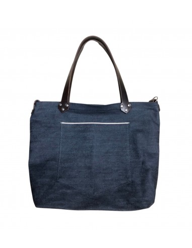 Denim zip tote de l' environnement