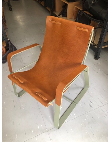 steel + leather chair (dean frame) vous aussi creer 