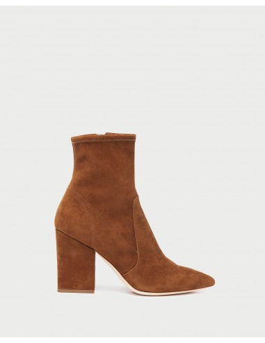 Isla Cacao Suede Slim Ankle Bootie Vous souhaitez 