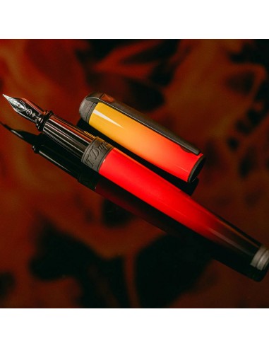 S.T. Dupont Line D La Flamme Fountain Pen Les êtres humains sont 