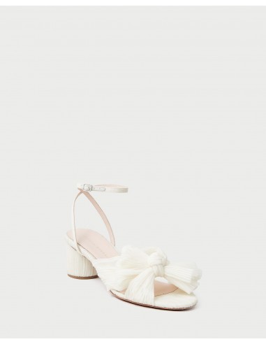 Dahlia Pearl Pleated Bow Heel les ligaments