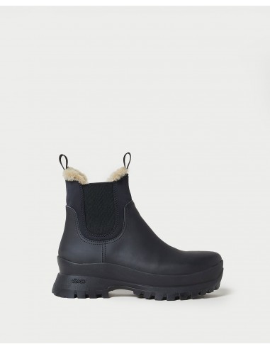 Tara Black Shearling-Lined Boot paiement sécurisé