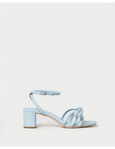 Mikel Blue Bow Mid-Heel Sandal france