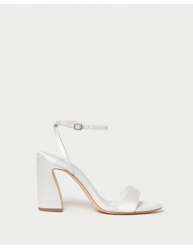 Malia Cream Curved-Heel Sandal pas chere