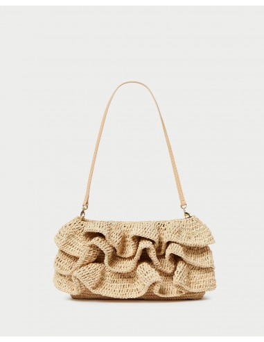 Odette Natural Ruffle Clutch 50% de réduction en Octobre 2024