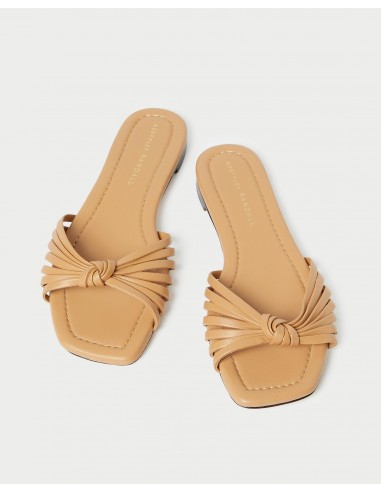 Izzie Dune Leather Knot Sandal la livraison gratuite