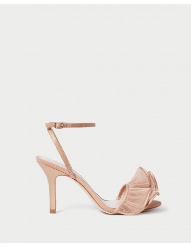 Estella Beauty Ruffle Heeled Sandal pas chere