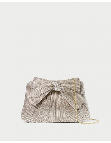 Rayne Champagne Bow Clutch Voir les baskets