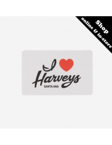 I Love Harveys / Physical Gift Card (Card will be mailed) Dans la société mordern