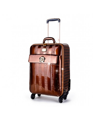 Floral Accent Light Weight Spinner Luggage sélection de produits