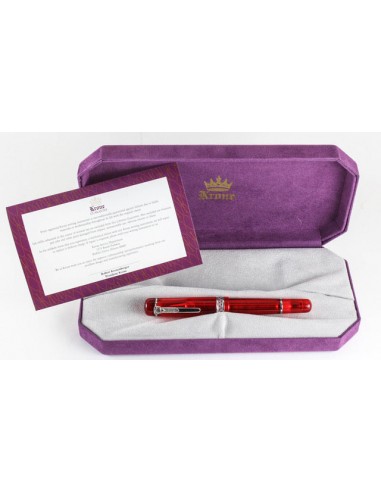 KRONE Cristal Ruby Demonstrator Rollerball 50% de réduction en Octobre 2024