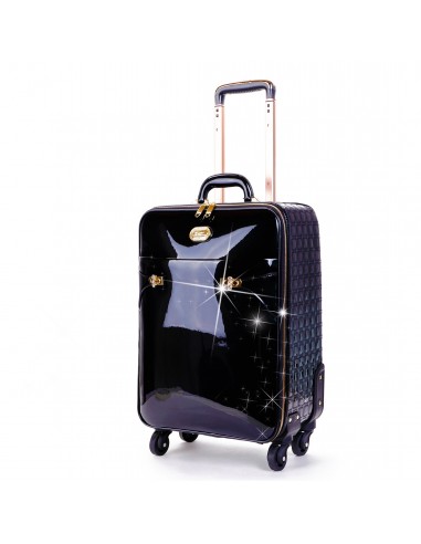 Tri-Star Durable Flexible Carry on Luggage with Spinning Wheels basket pas cher