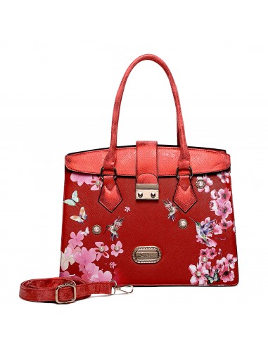 Hummingbird Bloom Soar Scratch & Stain Resistant Top-Handle Bag Vous souhaitez 