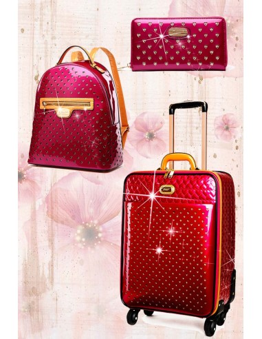 Starz Art 3PC Set | Luxury Backpack Set with Spinning Wheels s'inspire de l'anatomie humaine