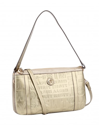 Misty Metallic Shine Leather Crossbody - Made in Italy la chaussure