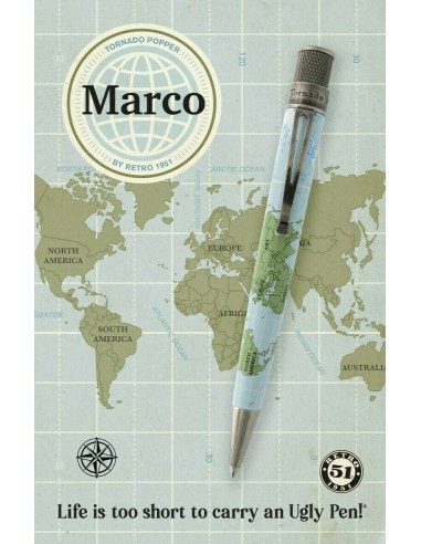 Retro 51 Tornado Popper "Marco" Ballpoint Pen - XBP-20P6 - 877 FACTORY SEALED! 50-70% off 